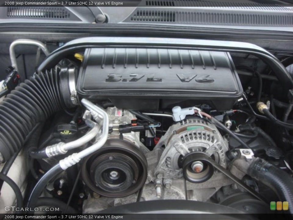 3.7 Liter SOHC 12 Valve V6 Engine for the 2008 Jeep Commander #77914218