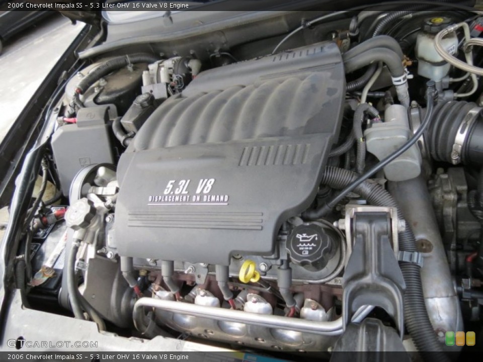 5.3 Liter OHV 16 Valve V8 2006 Chevrolet Impala Engine