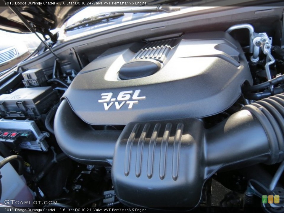 3.6 Liter DOHC 24-Valve VVT Pentastar V6 Engine for the 2013 Dodge Durango #77925363