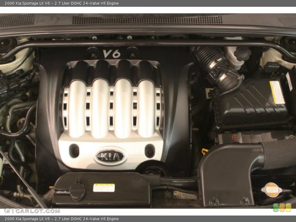 2.7 Liter DOHC 24-Valve V6 Engine for the 2006 Kia Sportage #77925441