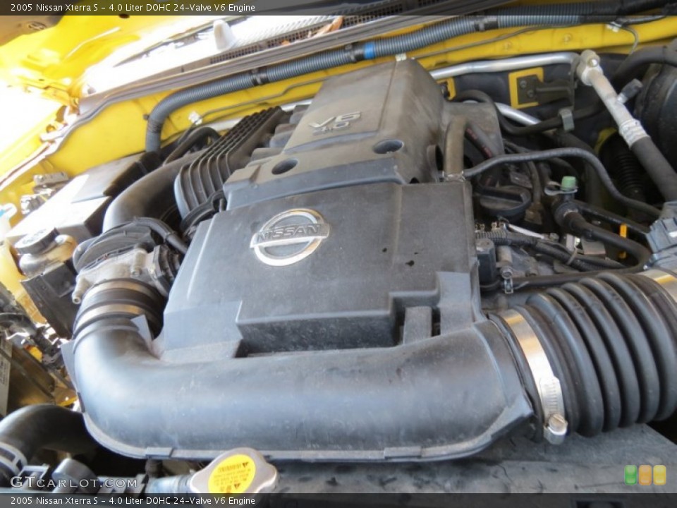 4.0 Liter DOHC 24-Valve V6 2005 Nissan Xterra Engine