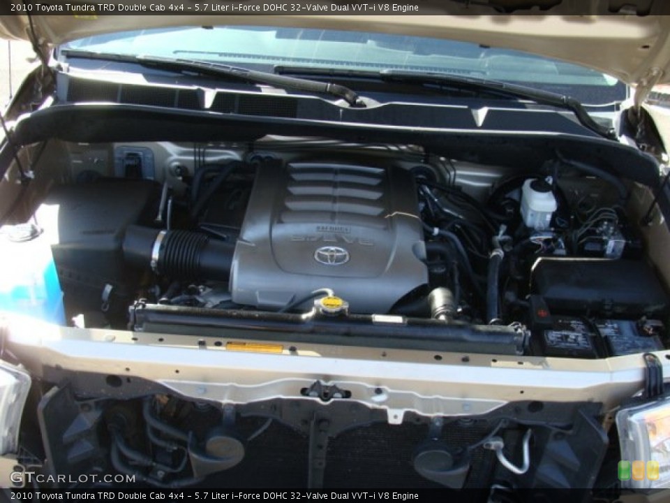 5.7 Liter i-Force DOHC 32-Valve Dual VVT-i V8 Engine for the 2010 Toyota Tundra #77934012