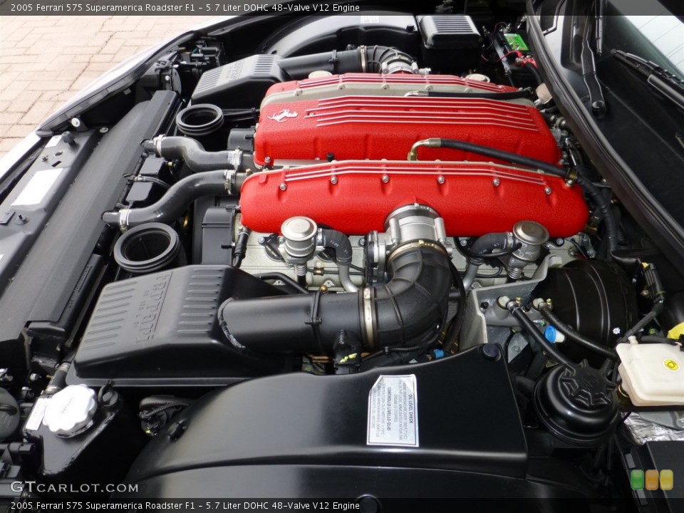 5.7 Liter DOHC 48-Valve V12 Engine for the 2005 Ferrari 575 Superamerica #77936853