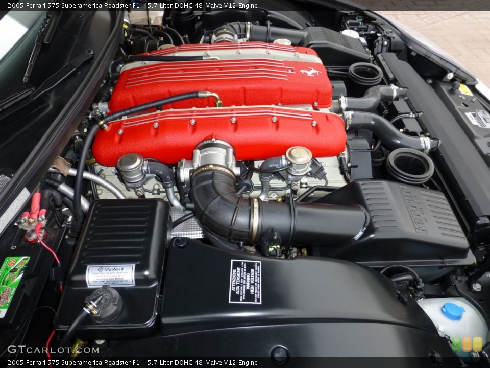 5.7 Liter DOHC 48-Valve V12 Engine for the 2005 Ferrari 575 Superamerica #77936904