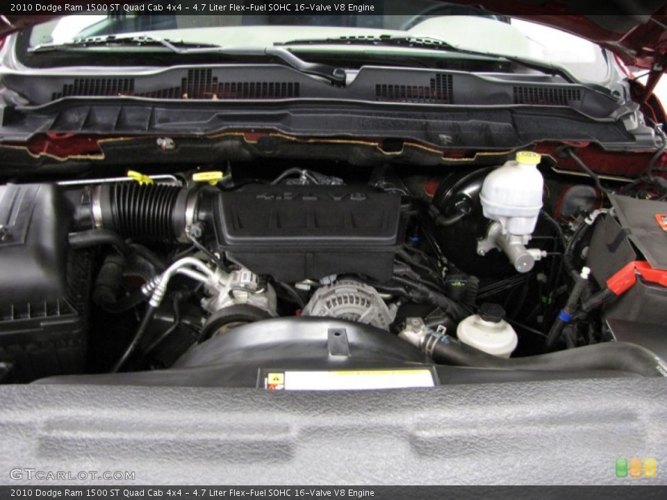 4.7 Liter Flex-Fuel SOHC 16-Valve V8 Engine for the 2010 Dodge Ram 1500 #77939857