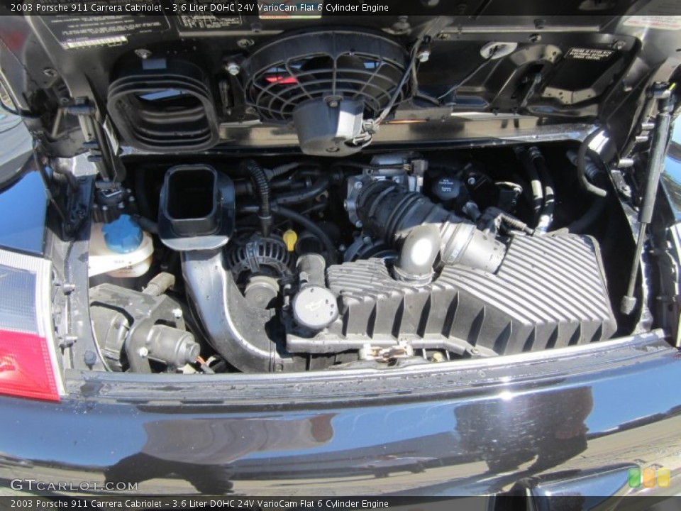 3.6 Liter DOHC 24V VarioCam Flat 6 Cylinder Engine for the 2003 Porsche 911 #77942845