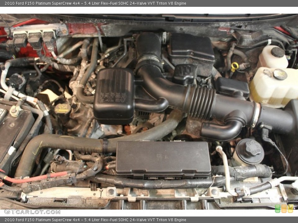 5.4 Liter Flex-Fuel SOHC 24-Valve VVT Triton V8 Engine for the 2010 Ford F150 #77948651