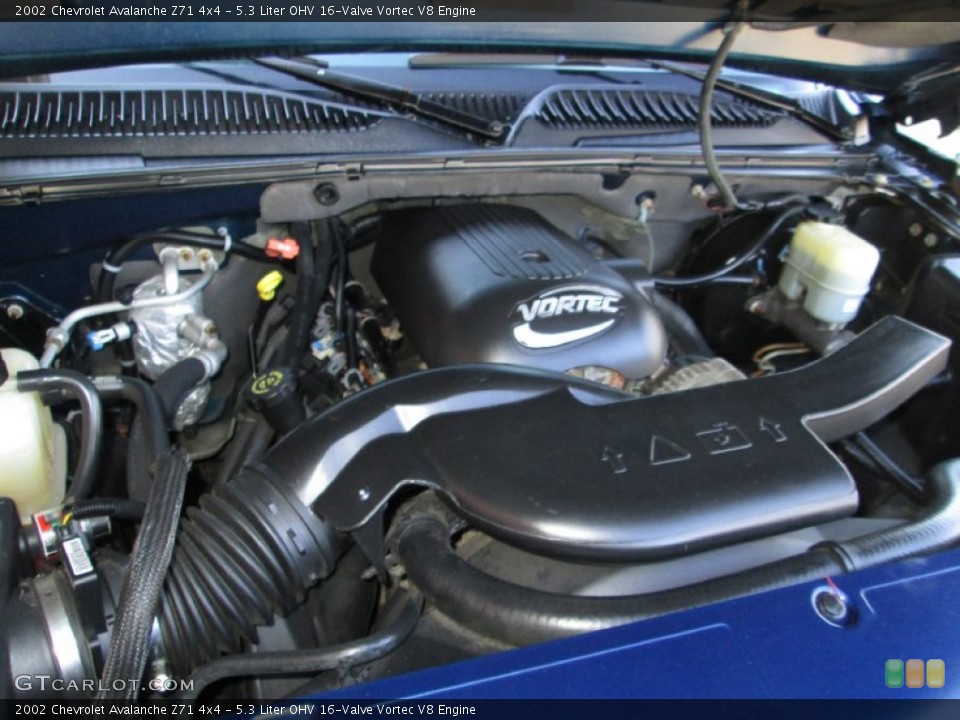 5.3 Liter OHV 16-Valve Vortec V8 Engine for the 2002 Chevrolet Avalanche #77955157