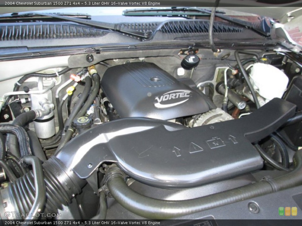 5.3 Liter OHV 16-Valve Vortec V8 Engine for the 2004 Chevrolet Suburban #77955765