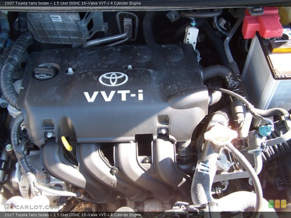 1.5 Liter DOHC 16-Valve VVT-i 4 Cylinder Engine for the 2007 Toyota Yaris #77957046