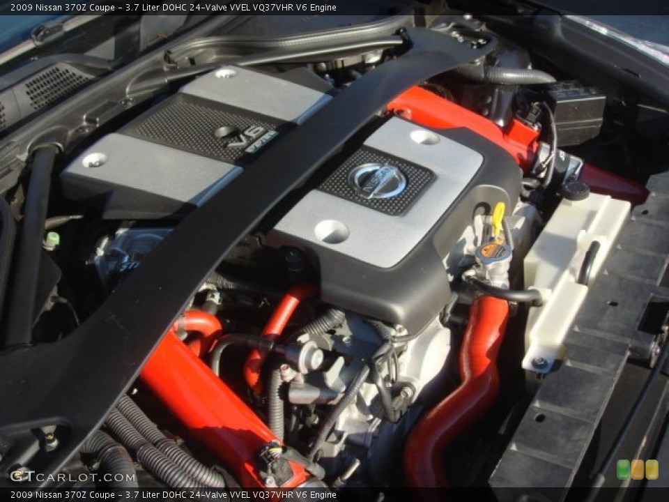 3.7 Liter DOHC 24-Valve VVEL VQ37VHR V6 2009 Nissan 370Z Engine