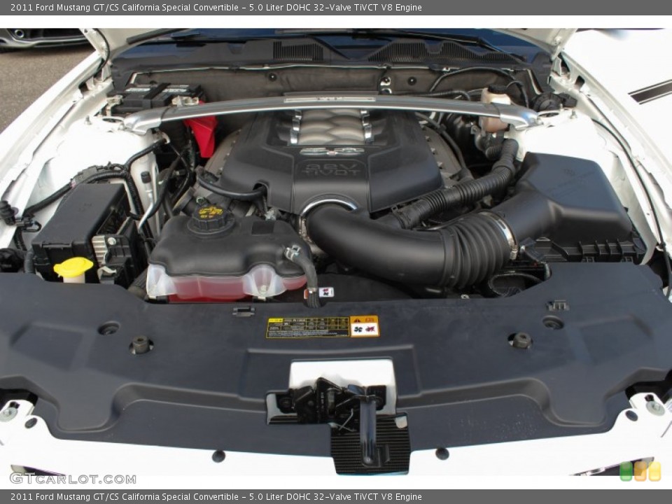 5.0 Liter DOHC 32-Valve TiVCT V8 Engine for the 2011 Ford Mustang #77958690