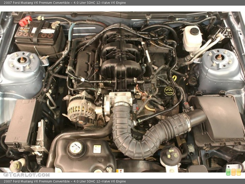 4.0 Liter SOHC 12-Valve V6 Engine for the 2007 Ford Mustang #77959404