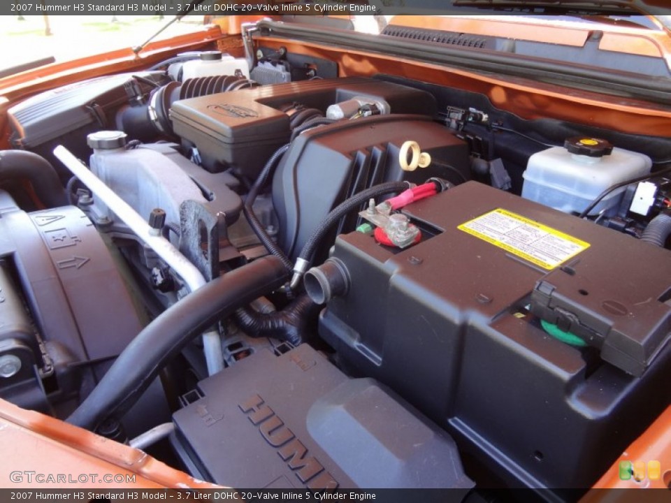 3.7 Liter DOHC 20-Valve Inline 5 Cylinder Engine for the 2007 Hummer H3 #77967197