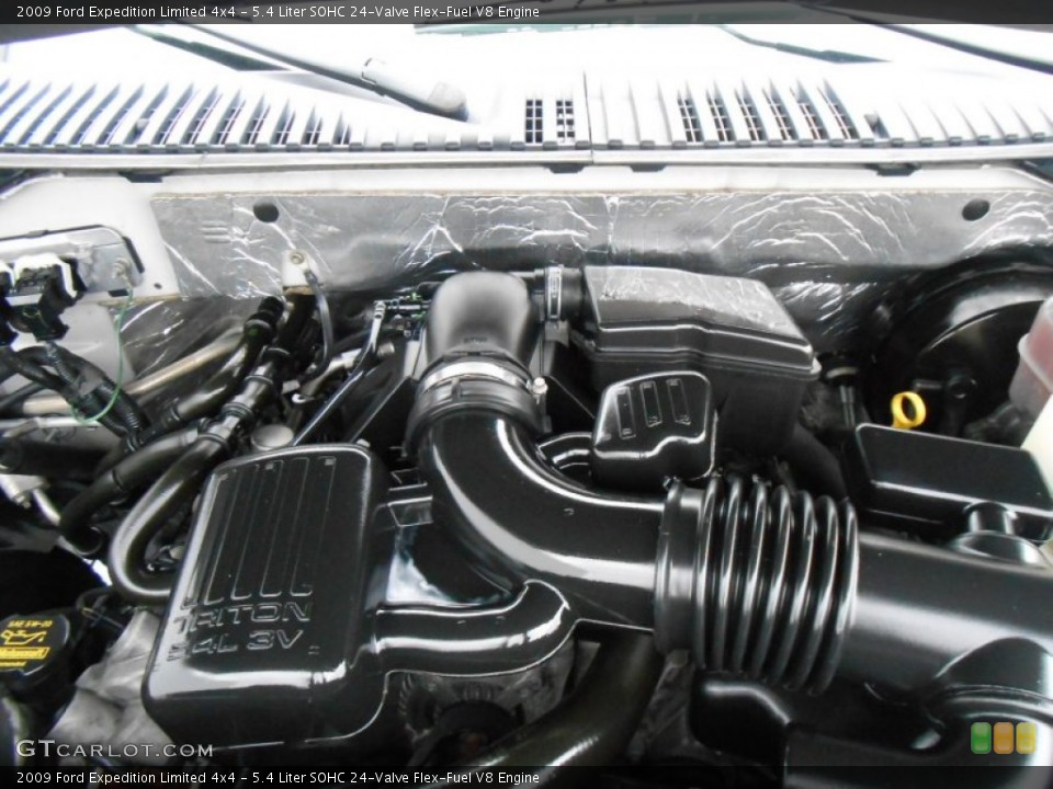 5.4 Liter SOHC 24-Valve Flex-Fuel V8 Engine for the 2009 Ford Expedition #77967946