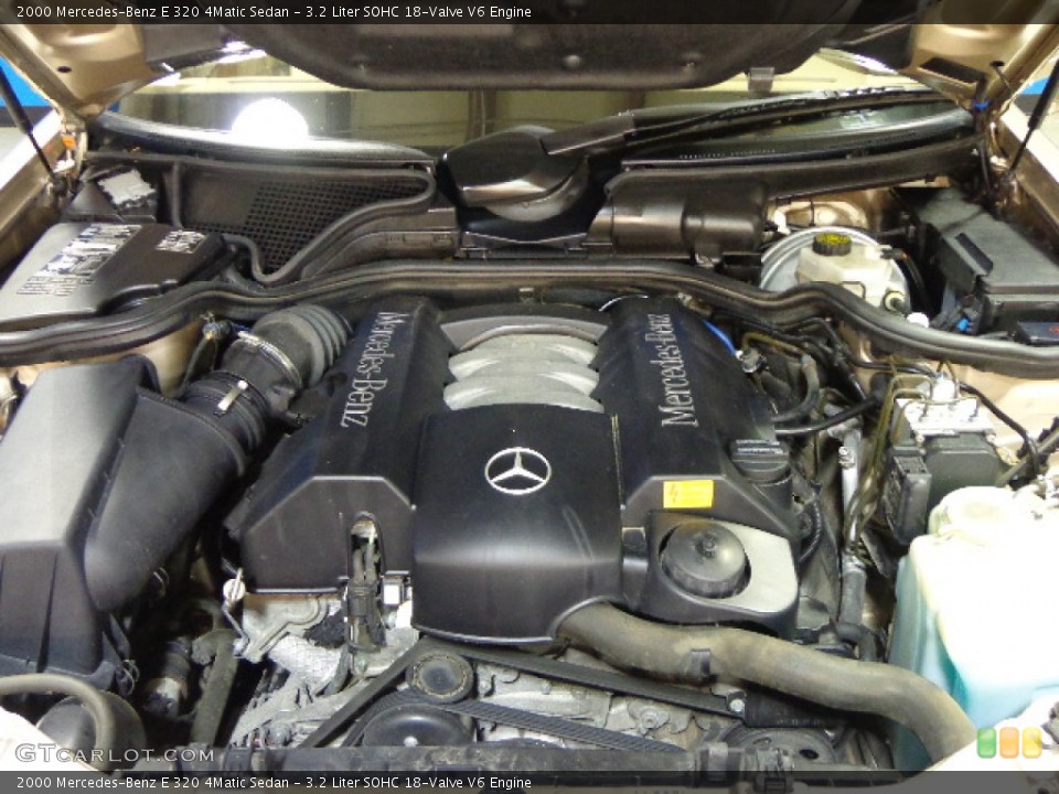 3.2 Liter SOHC 18-Valve V6 2000 Mercedes-Benz E Engine