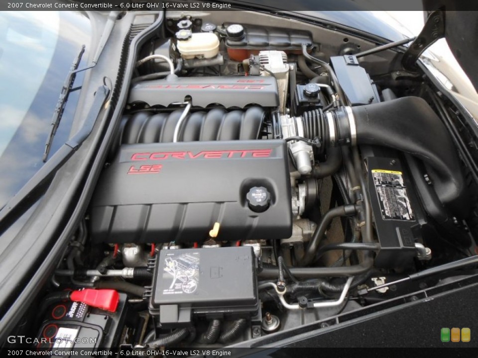 6.0 Liter OHV 16-Valve LS2 V8 Engine for the 2007 Chevrolet Corvette #77971691
