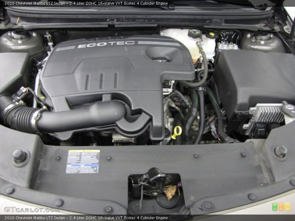2.4 Liter DOHC 16-Valve VVT Ecotec 4 Cylinder Engine for the 2010 Chevrolet Malibu #77981406