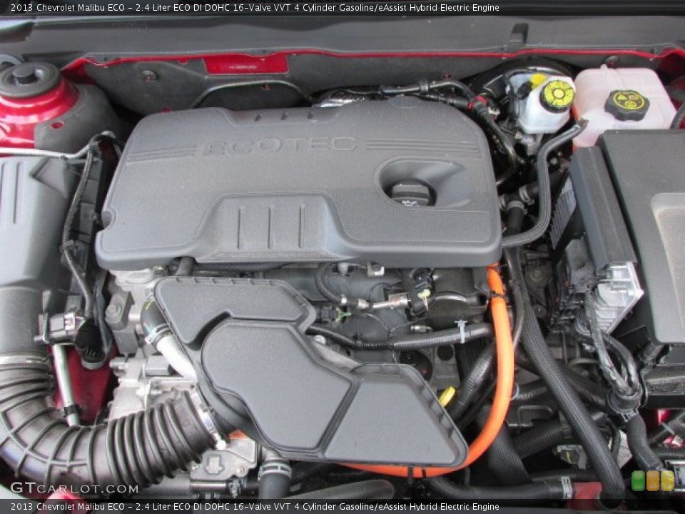 2.4 Liter ECO DI DOHC 16-Valve VVT 4 Cylinder Gasoline/eAssist Hybrid Electric Engine for the 2013 Chevrolet Malibu #77987716