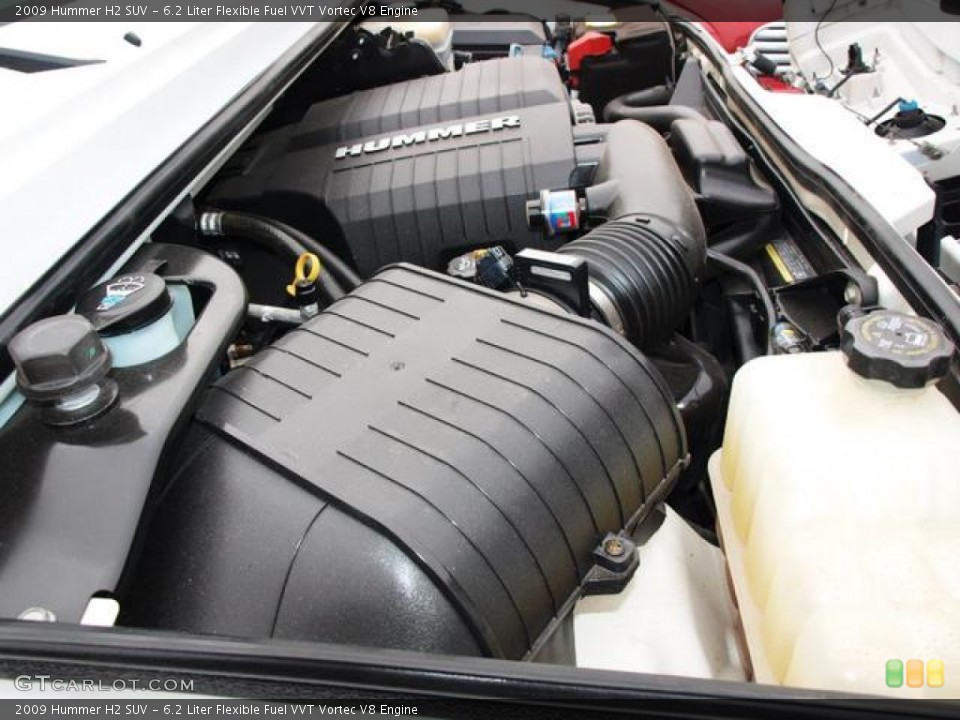 6.2 Liter Flexible Fuel VVT Vortec V8 Engine for the 2009 Hummer H2 #77988690