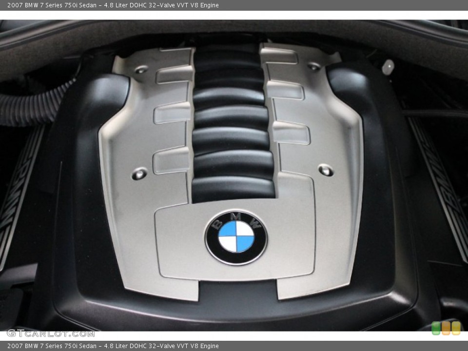 4.8 Liter DOHC 32-Valve VVT V8 Engine for the 2007 BMW 7 Series #77994446