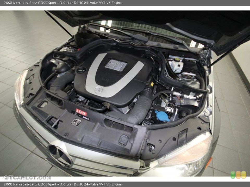 3.0 Liter DOHC 24-Valve VVT V6 Engine for the 2008 Mercedes-Benz C #77995542