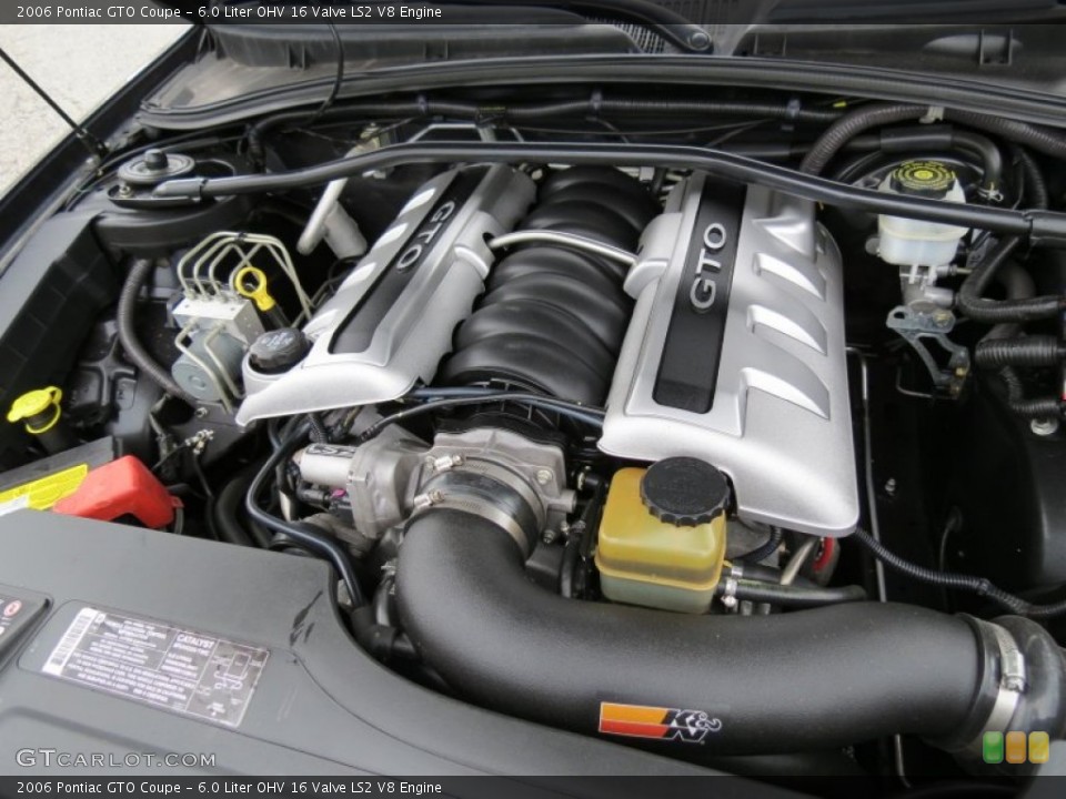 6.0 Liter OHV 16 Valve LS2 V8 2006 Pontiac GTO Engine