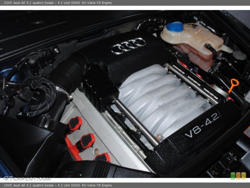 4.2 Liter DOHC 40-Valve V8 2005 Audi A6 Engine