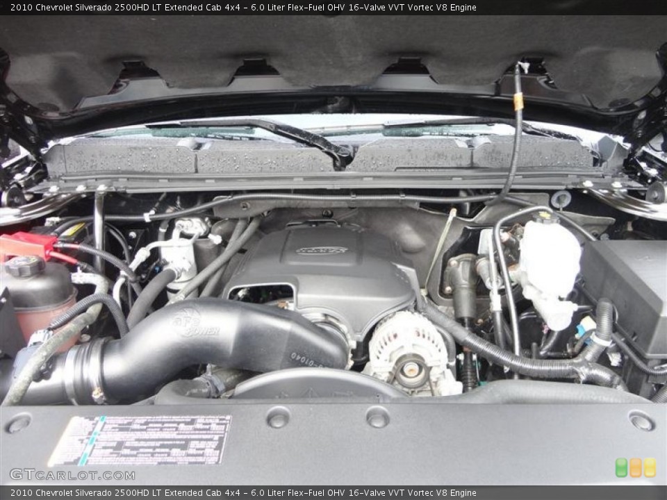 6.0 Liter Flex-Fuel OHV 16-Valve VVT Vortec V8 Engine for the 2010 Chevrolet Silverado 2500HD #78007232