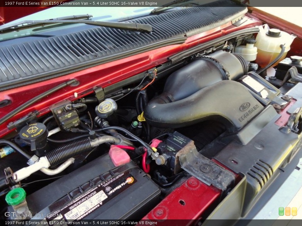 5.4 Liter SOHC 16-Valve V8 1997 Ford E Series Van Engine