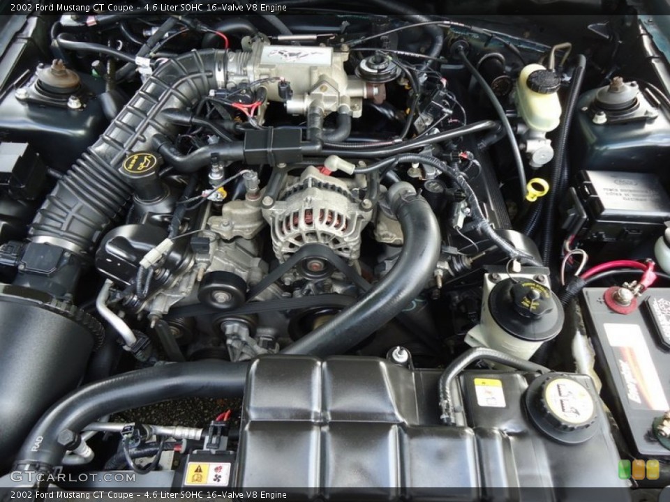4.6 Liter SOHC 16-Valve V8 Engine for the 2002 Ford Mustang #78018740