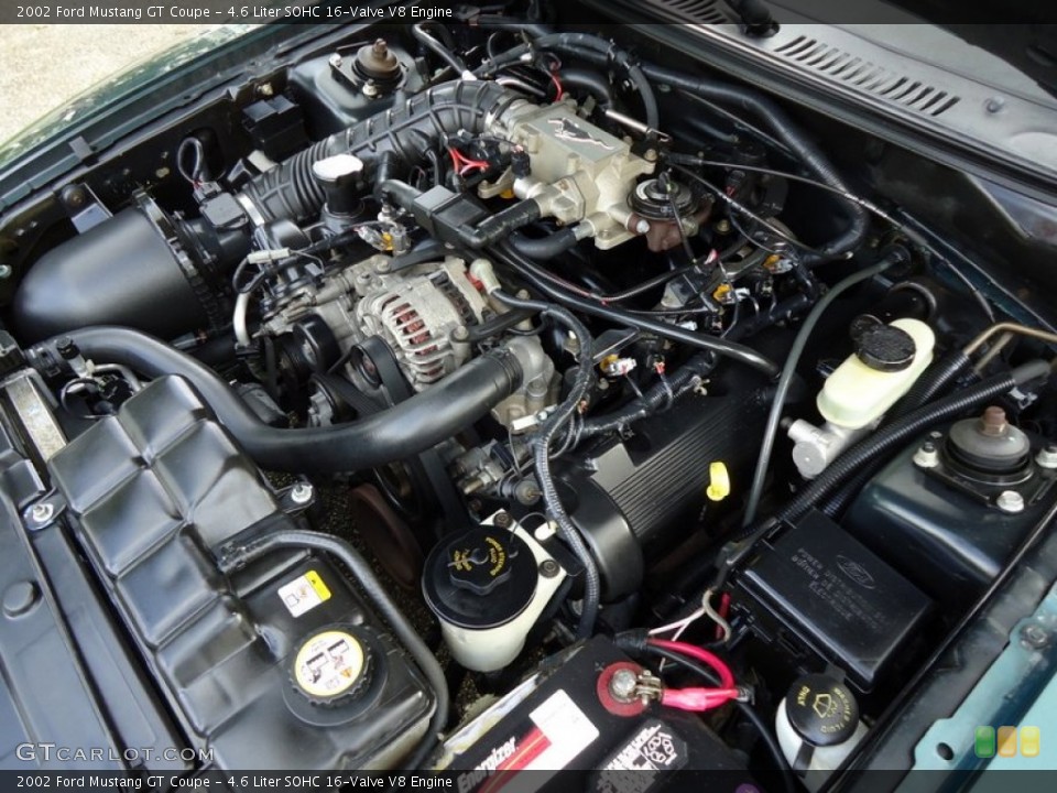 4.6 Liter SOHC 16-Valve V8 Engine for the 2002 Ford Mustang #78018791