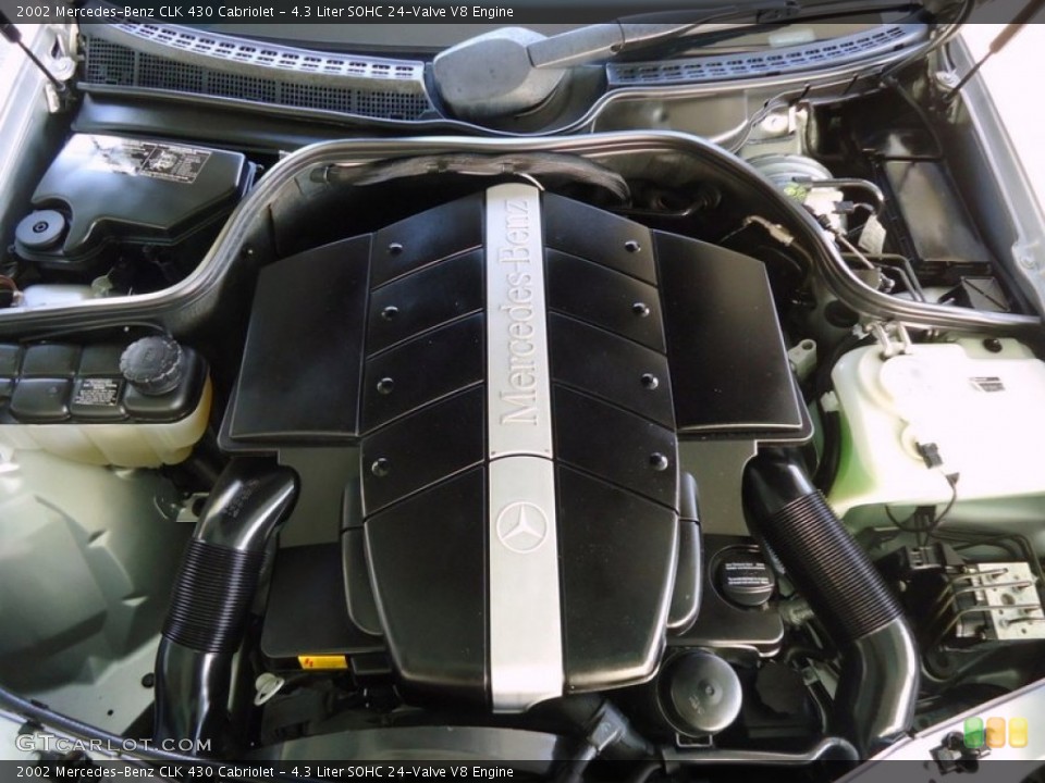4.3 Liter SOHC 24-Valve V8 2002 Mercedes-Benz CLK Engine