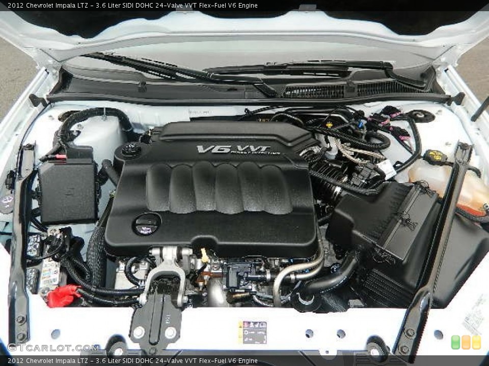 3.6 Liter SIDI DOHC 24-Valve VVT Flex-Fuel V6 Engine for the 2012 Chevrolet Impala #78025071
