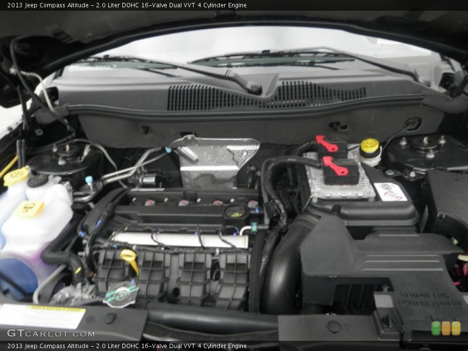 2.0 Liter DOHC 16-Valve Dual VVT 4 Cylinder 2013 Jeep Compass Engine