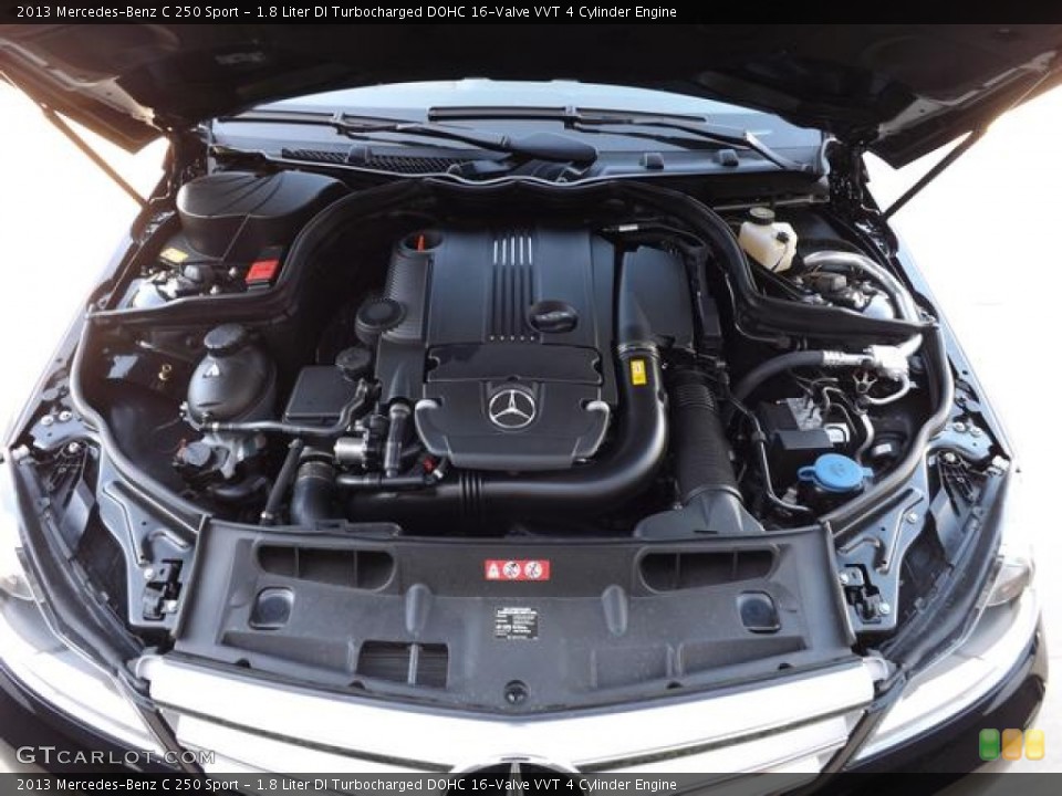 1.8 Liter DI Turbocharged DOHC 16-Valve VVT 4 Cylinder Engine for the 2013 Mercedes-Benz C #78035180