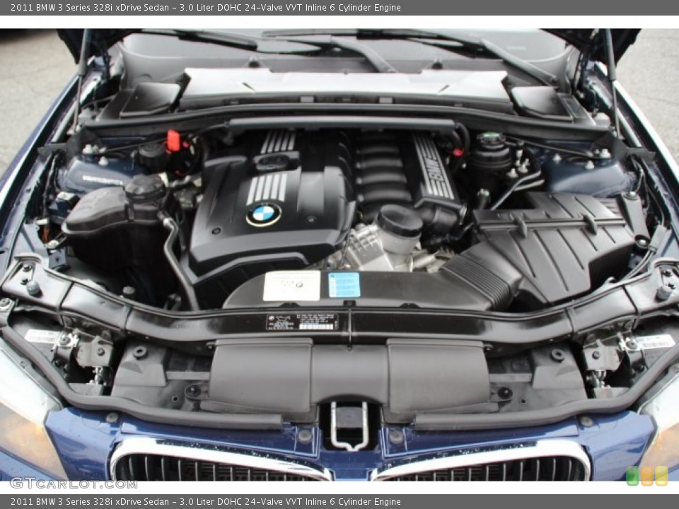 3.0 Liter DOHC 24-Valve VVT Inline 6 Cylinder Engine for the 2011 BMW 3 Series #78036207