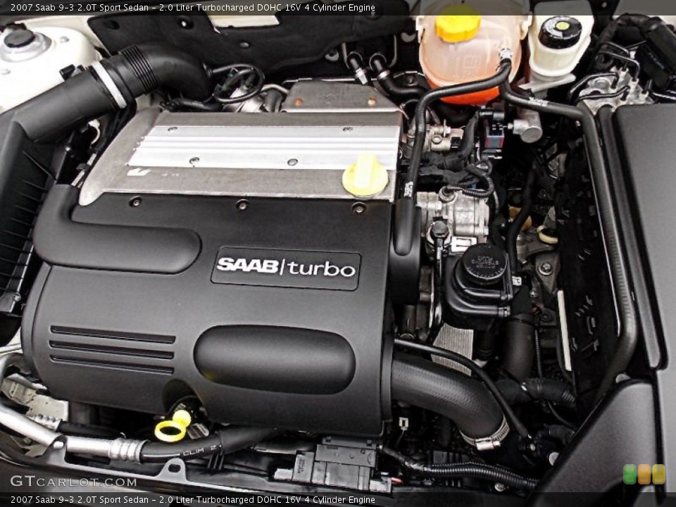 2.0 Liter Turbocharged DOHC 16V 4 Cylinder Engine for the 2007 Saab 9-3 #78043129