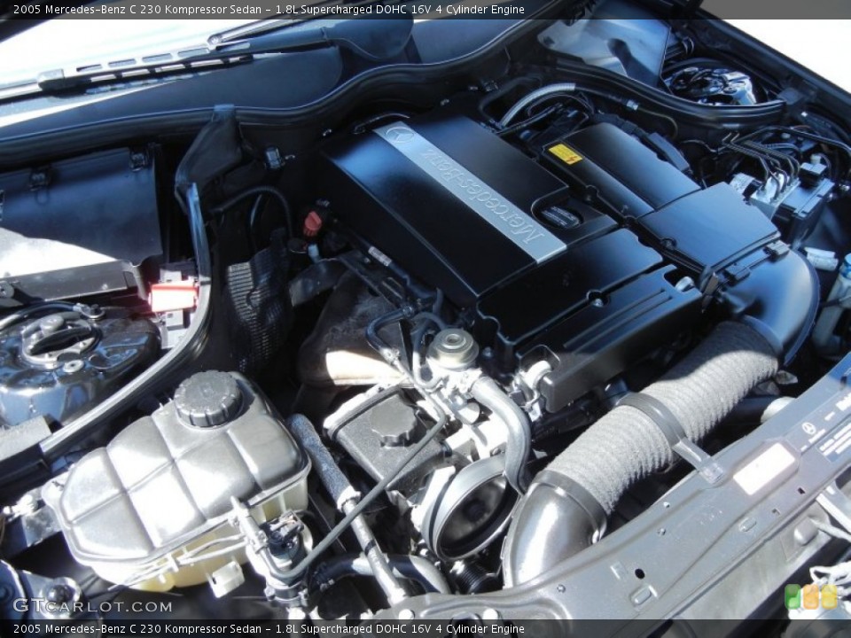 1.8L Supercharged DOHC 16V 4 Cylinder Engine for the 2005 Mercedes-Benz C #78045855