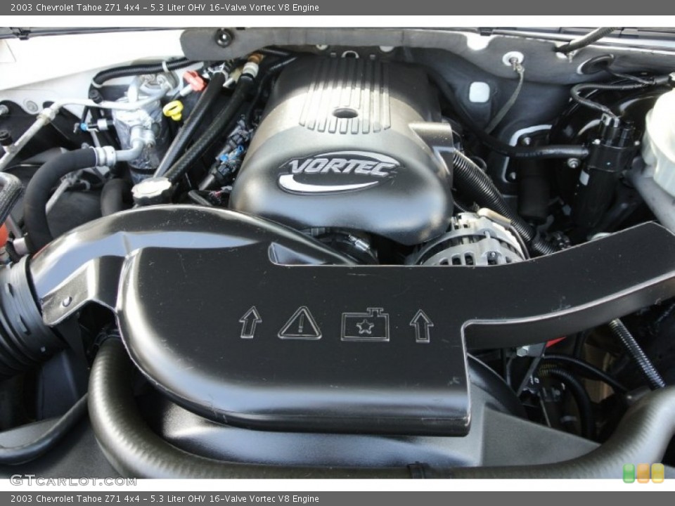 5.3 Liter OHV 16-Valve Vortec V8 Engine for the 2003 Chevrolet Tahoe #78050718