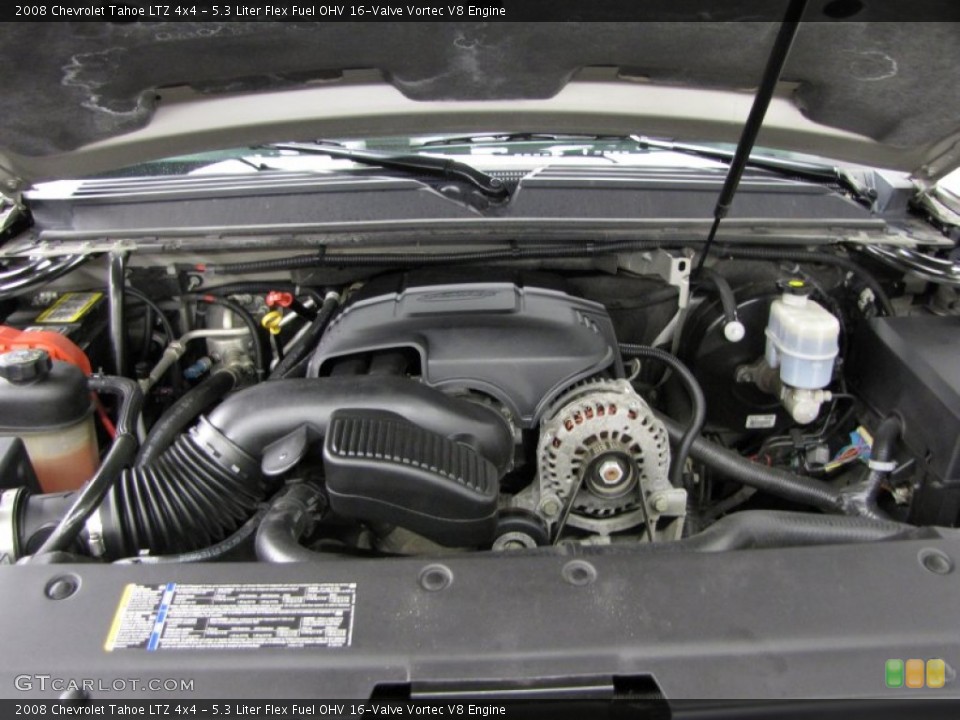 5.3 Liter Flex Fuel OHV 16-Valve Vortec V8 Engine for the 2008 Chevrolet Tahoe #78055735