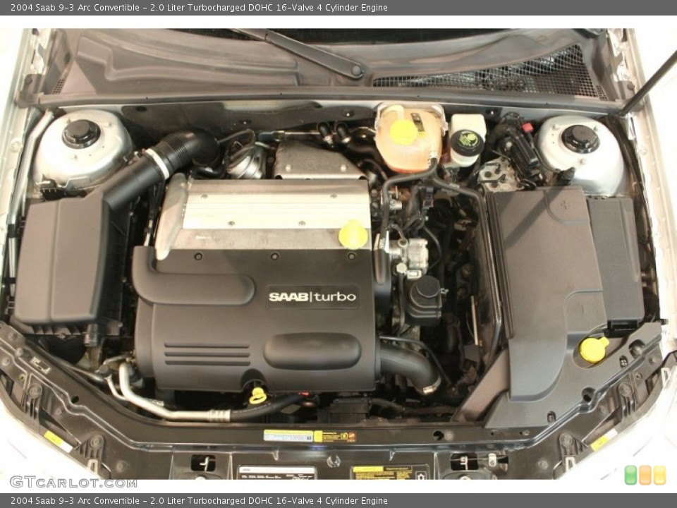 2.0 Liter Turbocharged DOHC 16-Valve 4 Cylinder Engine for the 2004 Saab 9-3 #78059936