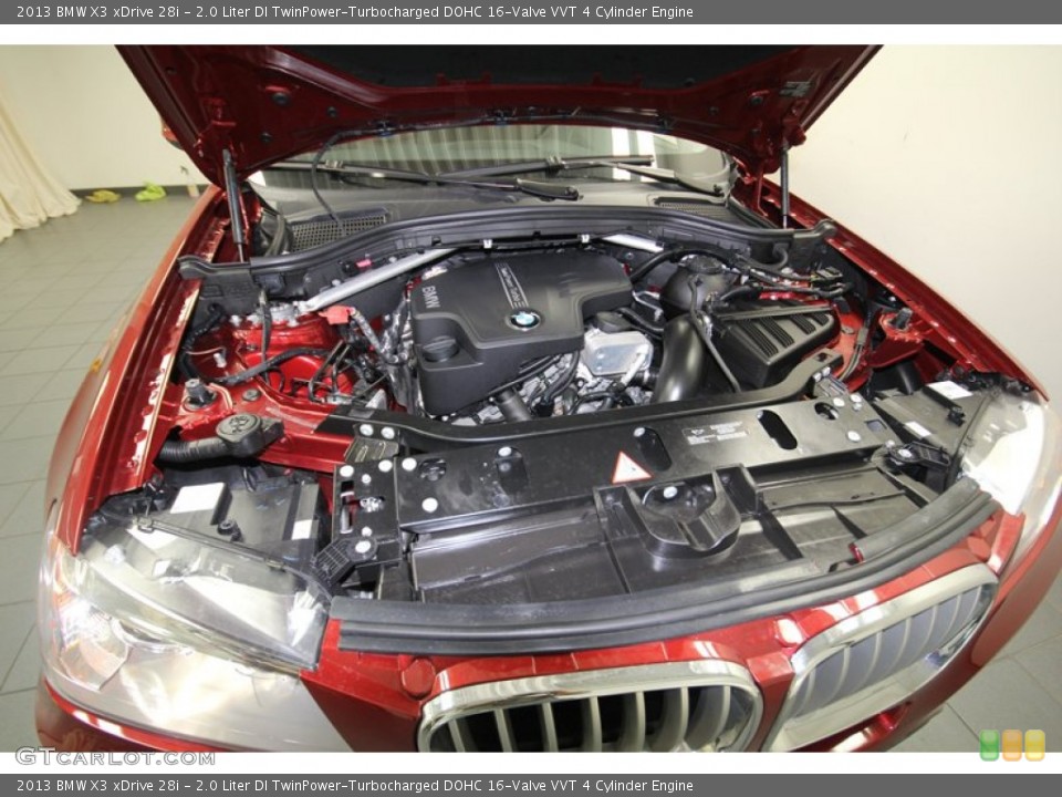 2.0 Liter DI TwinPower-Turbocharged DOHC 16-Valve VVT 4 Cylinder 2013 BMW X3 Engine