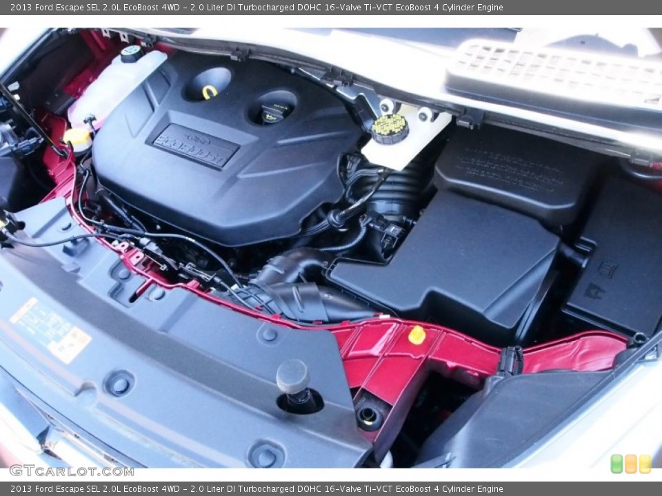 2.0 Liter DI Turbocharged DOHC 16-Valve Ti-VCT EcoBoost 4 Cylinder Engine for the 2013 Ford Escape #78066177