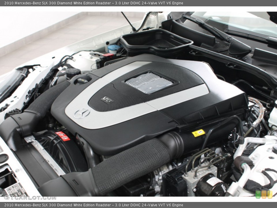 3.0 Liter DOHC 24-Valve VVT V6 2010 Mercedes-Benz SLK Engine