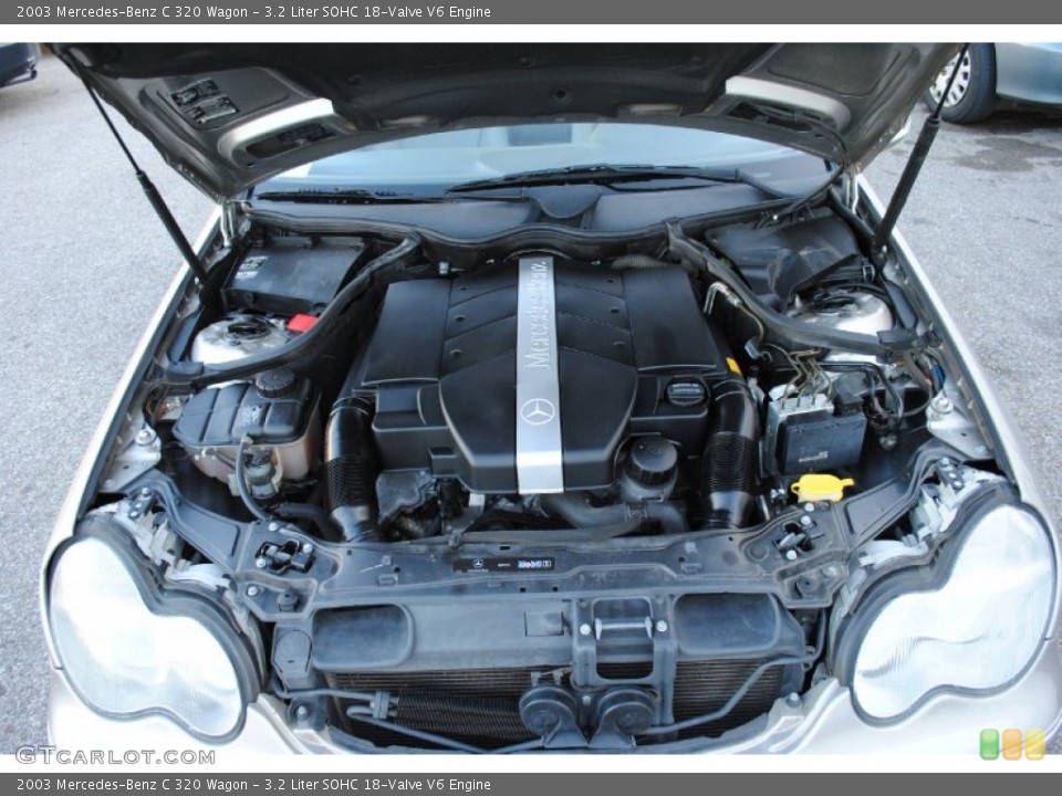 3.2 Liter SOHC 18-Valve V6 Engine for the 2003 Mercedes-Benz C #78079569