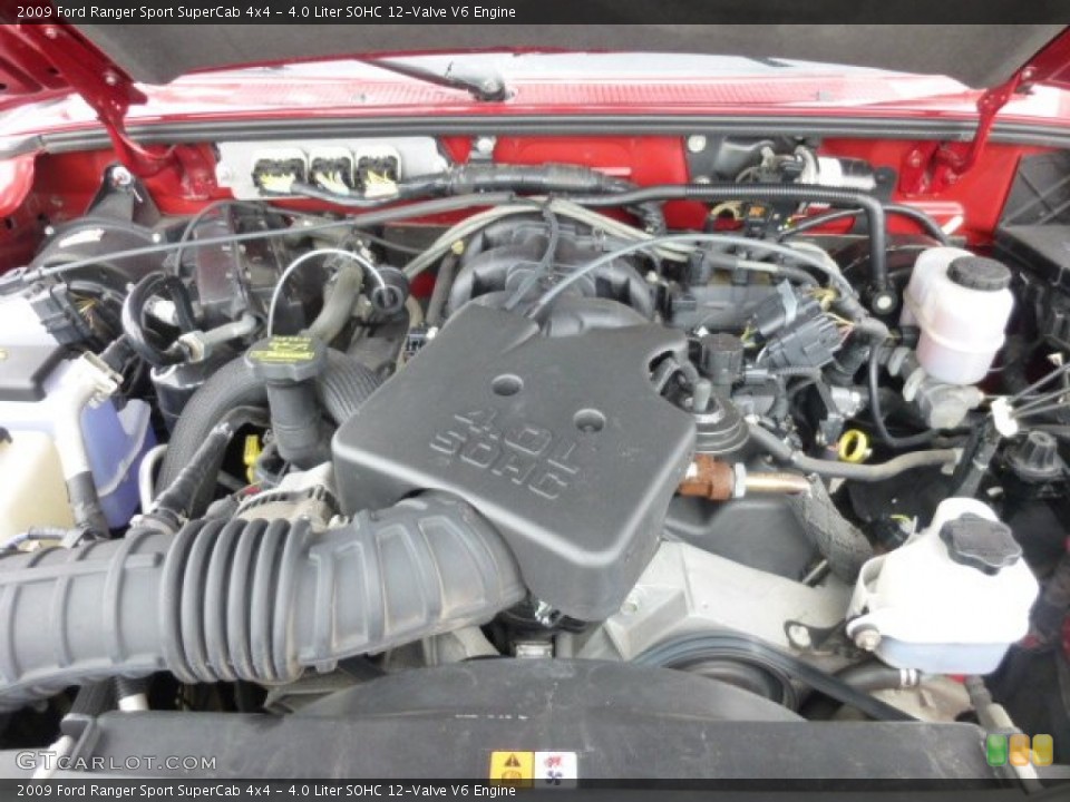 4.0 Liter SOHC 12-Valve V6 Engine for the 2009 Ford Ranger #78081506