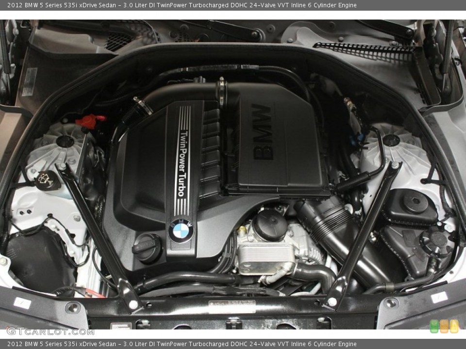 3.0 Liter DI TwinPower Turbocharged DOHC 24-Valve VVT Inline 6 Cylinder Engine for the 2012 BMW 5 Series #78099199