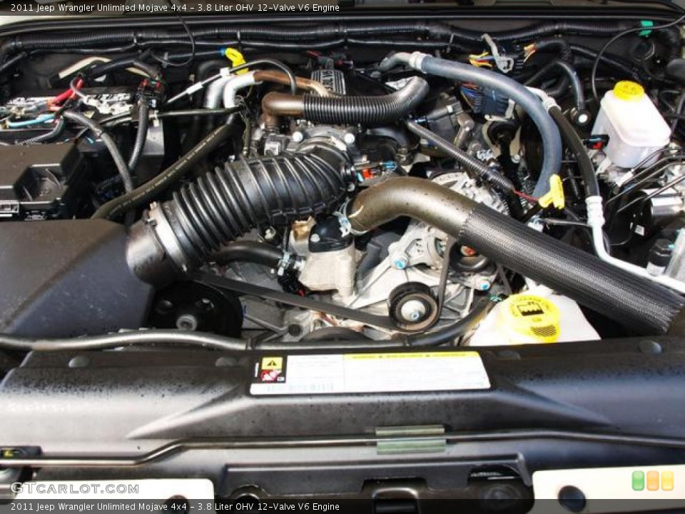 3.8 Liter OHV 12-Valve V6 Engine for the 2011 Jeep Wrangler Unlimited #78100931