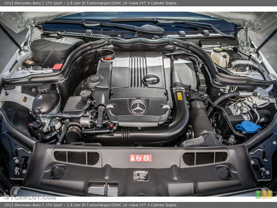 1.8 Liter DI Turbocharged DOHC 16-Valve VVT 4 Cylinder Engine for the 2013 Mercedes-Benz C #78108188